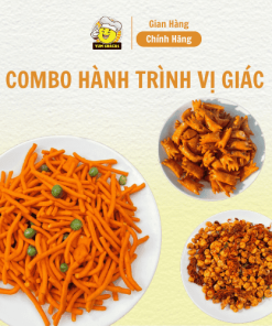 COMBO HÀNH TRÌNH VỊ GIÁC - Trọng Lượng 600G - Đồ Ăn Vặt